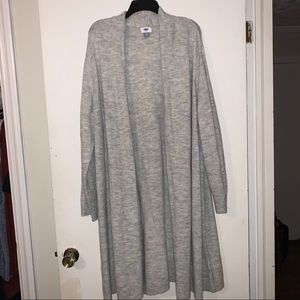 Old navy long sweater cardigan duster